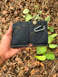 Denim Jeans Wallet – Unisex Bi-Fold